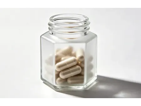 Botellas de vidrio para suplementos