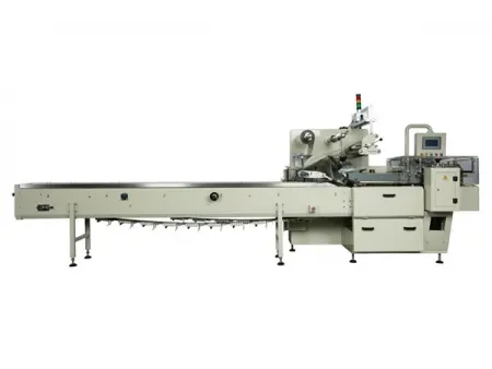 Envasadora horizontal flow pack SF-J para envasado múltiple