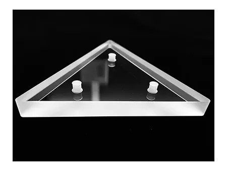 Piezas de cuarzo y vidrio mecanizadas por CNC