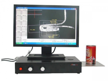 Proyector de costuras de latas