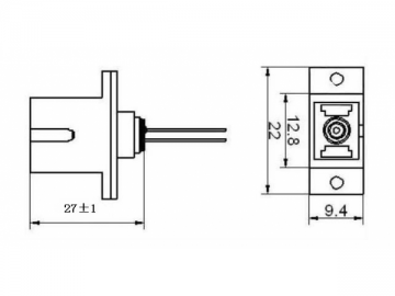 Diodos de cable coaxial 1310nm-1550nm FP