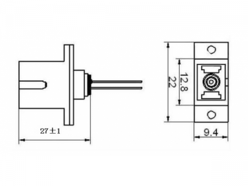 Detector PIN-TIA InGaAs de gigabit