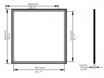 Panel de luces LED de alto brillo