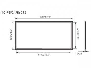 Panel de luces LED RGB