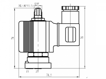 Válvula de solenoide para gas y líquido