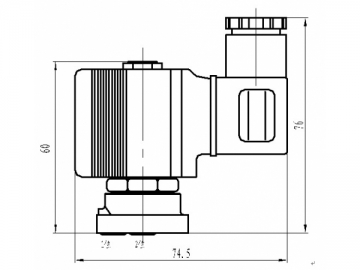 Válvula de solenoide para gas y líquido