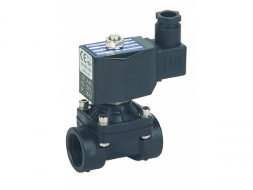 Válvula de solenoide de plástico 2WSL