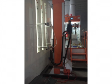 Línea de pintura electrostática