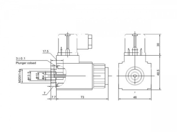 Solenoides hidráulicos para válvulas de solenoide AC húmedas MFJ9-YC, MFJ9-YCA