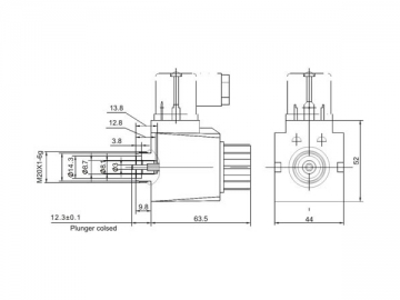 Solenoides hidráulicos para válvulas de solenoide AC húmedas MFJ12-YC