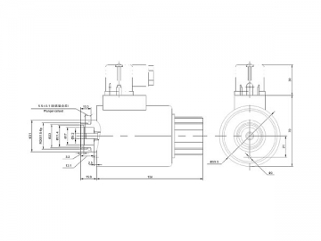 Solenoides hidráulicos para válvulas de solenoide DC húmedas MFZ11–YC