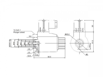 Solenoides hidráulicos para válvulas de solenoide DC húmeda MFZ12-YC, MFZ12-YCA