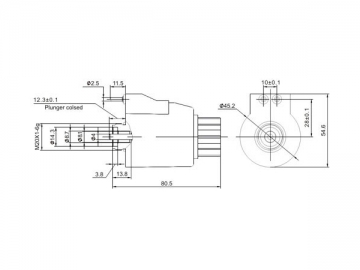 Solenoides hidráulicos para válvulas de solenoide DC húmeda MFZ12-YC, MFZ12-YCA