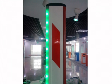 Barrera automática con luz LED