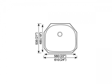 Fregadero para cocina 600MM-700MM