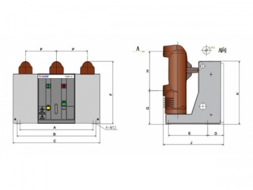 Interruptor de vacío <small>(Interruptor de alta tensión para interiores TZN1)</small>