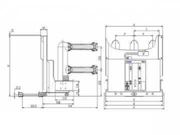 Interruptor de vacío <small>(Interruptor de alta tensión para interiores TZN1)</small>