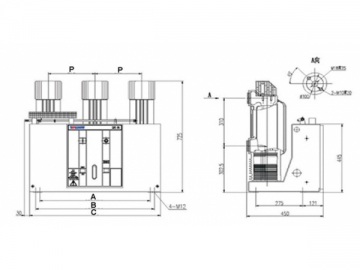 Interruptor de vacío <small>(Interruptor de alta tensión para interiores TZN1)</small>