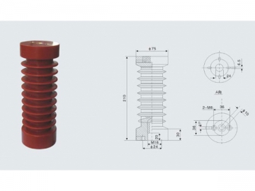 Aislador eléctrico <small>(Aisladores de apoyo)</small>