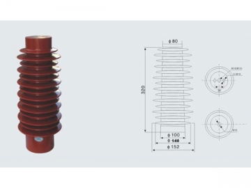 Aislador eléctrico <small>(Aisladores de apoyo)</small>