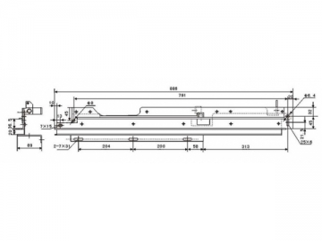 Sistema de enclavamiento <small>(Enclavamiento mecánico por carril guía)</small>