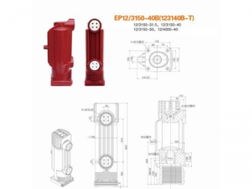 Polos encapsulados <small>(Polos encapsulados para sistemas de distribución de electricidad de 12kV)</small>