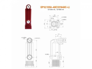 Polos encapsulados <small>(Polos encapsulados para sistemas de distribución de electricidad de 12kV)</small>