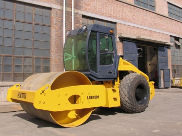 Rodillo compactador de suelo <small>(Compactador vibratorio de tambor simple, 10000kg serie LSS)</small>