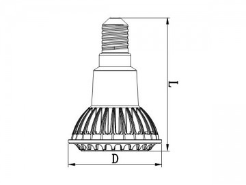 Foco LED COB E14