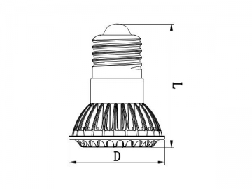 Foco LED COB E27