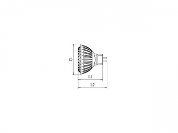 Foco LED COB MR16