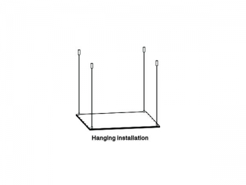 Panel de luz LED rectangular de 42W