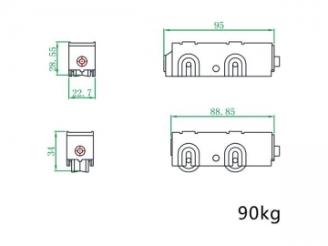 Guías correderas para puertas y ventanas