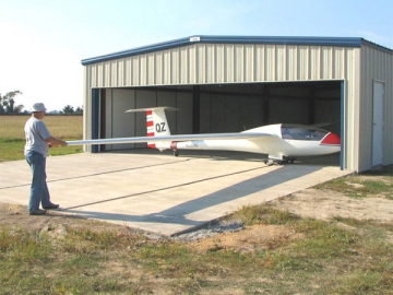 Estructura de acero <br/><small>(Hangar)</small>