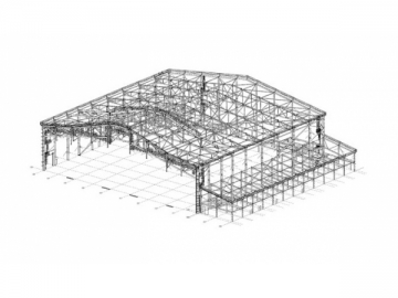 Estructura de acero <br/><small>(Hangar)</small>