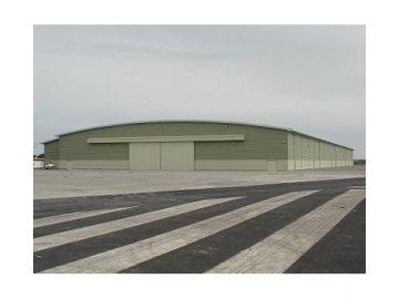 Estructura de acero <br/><small>(Hangar)</small>