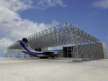 Estructura de acero <br/><small>(Hangar)</small>