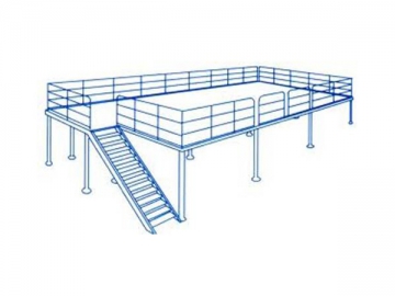 Estructura de acero <br/><small>(Entresuelo)</small>