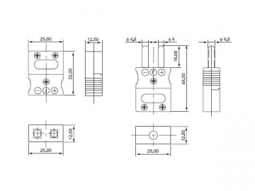 Conectores para termopar