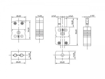 Conectores para termopar