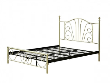 <strong>Cama de metal</strong> - estilo rústico