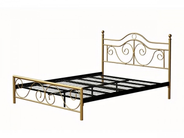 <strong>Cama de metal</strong> - estilo rústico