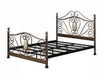 <strong>Cama de metal</strong> - estilo antiguo