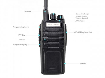 Radio bidireccional 400-480MHz UHF ZT-A9