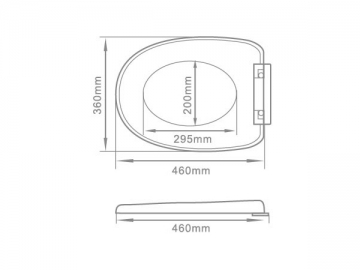 <strong>Asiento de inodoro</strong> PP