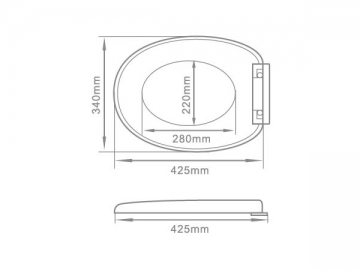 <strong>Asiento de inodoro</strong> PP