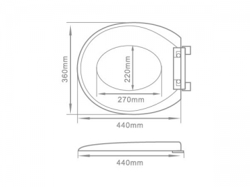 <strong>Asiento de inodoro</strong> PP