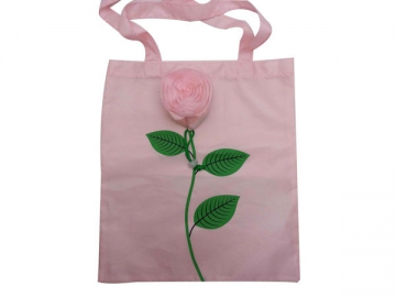 <span>Bolsa para compras con rosa</span> DC-15427 <span>de 35X40cm</span>