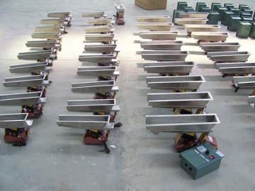 Alimentador electromagnético por vibración
