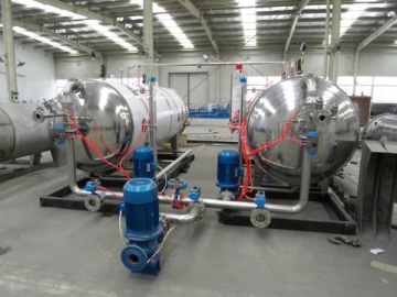 Autoclave industrial<small><br /> (Autoclave horizontal de doble cámara)</small>